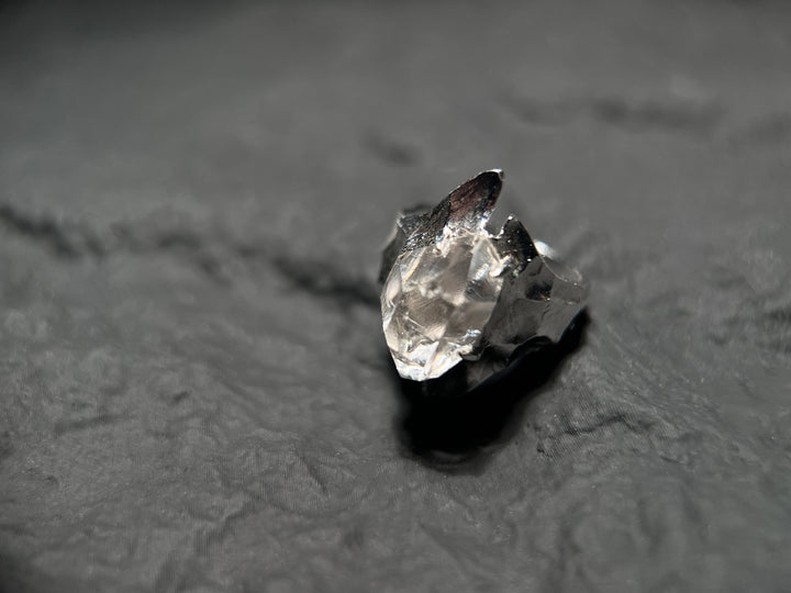 Herkimer Diamond Crystal Ring | A Symbol of Elegance and Energy