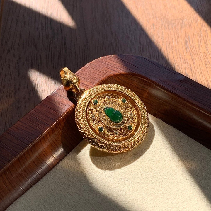 Eternal Jade Pendant – Wealth, Serenity & Spiritual Balance - GEM Spirit - 109879 - five elements energy - Five Elements Energy - earth - Five Elements Energy - Wood