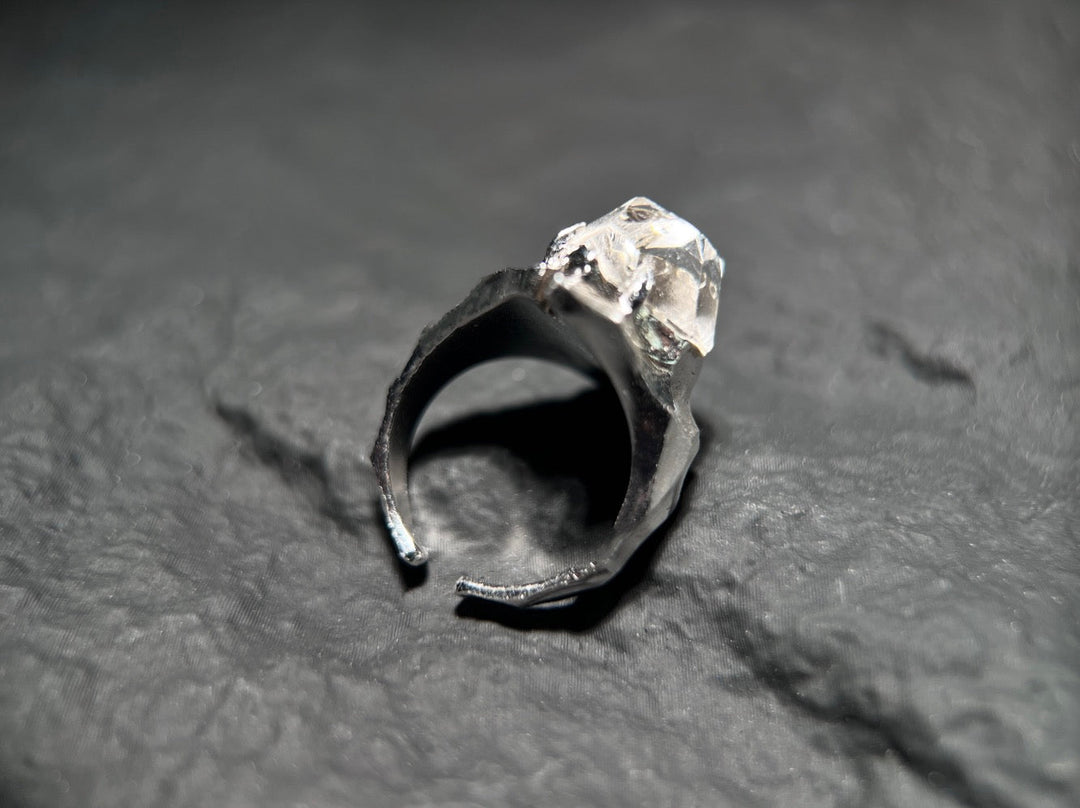 Herkimer Diamond Crystal Ring | A Symbol of Elegance and Energy - GEM Spirit - CM - 01 - Crystal.Monogatari的店 xhs - CRYSTALS - Herkimer Diamond Crystal