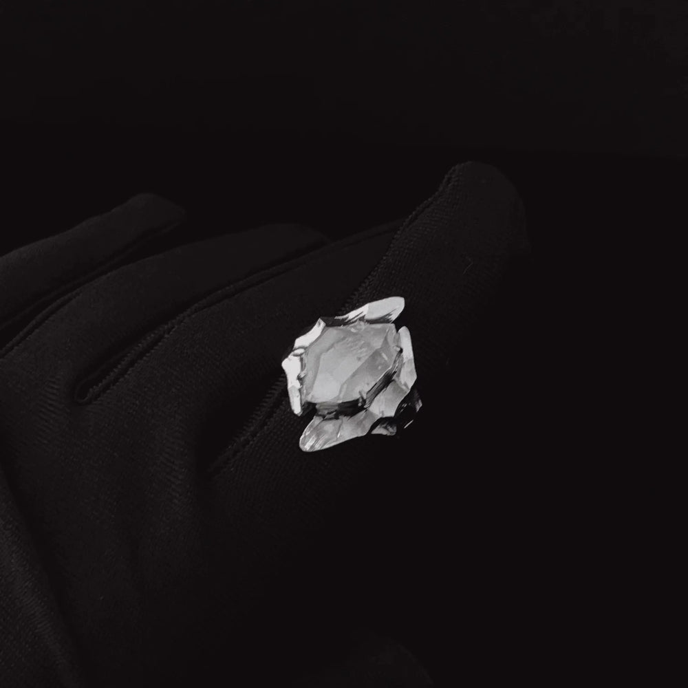 Herkimer Diamond Crystal Ring | A Symbol of Elegance and Energy - GEM Spirit - CM - 01 - Crystal.Monogatari的店 xhs - CRYSTALS - Herkimer Diamond Crystal