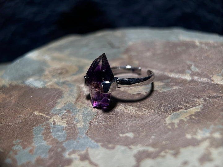 The Ring Of Wisdom｜Super Seven Amethyst with Red Inclusions Hidden Mountain - Manifest Your Dreams & Elevate Your Spirit - GEM Spirit - CM - 04 - Amethyst - CRYSTALS - five elements energy