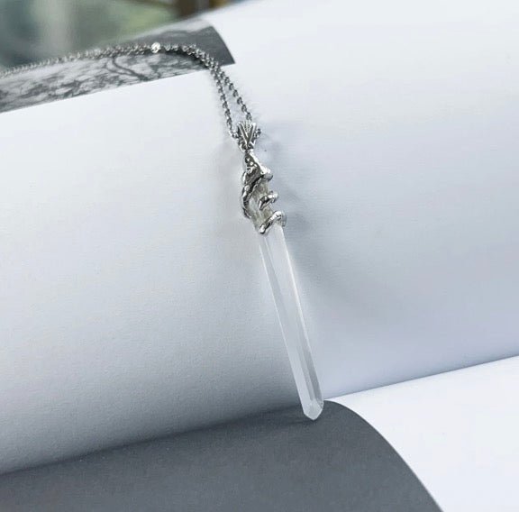 Your Therapy | Lemurian Clear Quartz Necklace·Spiritual Awakening · High - Frequency Energy Amplifier - GEM Spirit - CM - 05 - Awakening - Clear Energy - Crystal Therapy Collection